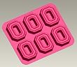 Ohio State "O" Silicone Muffin Pan