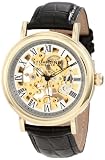 Stuhrling Original Men's 313A.333531 Classic Macbeth Mechanical Skeleton Goldtone Watch