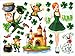 St Patrick's Day Window Clings Decals Kit