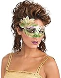 Adult Green, Gold and Purple Mask - Womens Std.