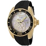Invicta Women's 0489 Angel Collection Cubic Zirconia Accented Polyurethane Watch