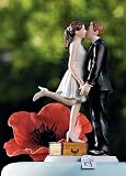 David's Bridal A Kiss and We re Off Cake Topper Style 9090