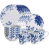Paula Deen Signature Dinnerware Tatnall Street 16 Piece Dinnerware Set, Bluebell