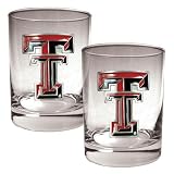 NCAA Texas Tech Red Raiders Two Piece Rocks Glass Set