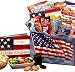 I Pledge Allegence Patriotic Theme Snacks & Gourmet Food Gift Basket - Fathers Day Gift Idea for Him