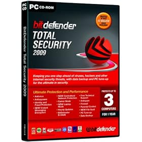 BitDefender Total Security 2009, 3 User Edition (PC CD)