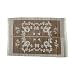Patio Mats 013 9' x 12' Beige Floral Pattern Reversible Patio Mat