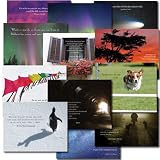 BLANK POSTCARDS: Quotation Assortment, box of 60 postcards, 5 each of 12 different designs