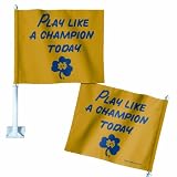 NCAA Notre Dame Fighting Irish Car Flag