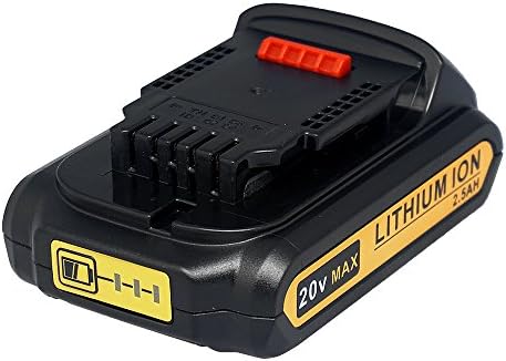 Ihome520 DeWalt DCB203 20V MAX Compact XR Lithium Ion Battery Packs 2.5 Ah