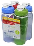 Rubbermaid Refill, Reuse 20-Ounce Chug Bottle, Pack of 4