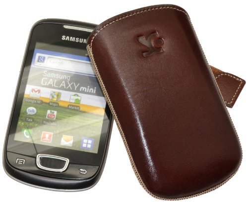 Suncase Original Tasche f&uuml;r Samsung Galaxy Y Duos S6102 braun Preisvergleich