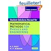 Mathematical Methods for Physics And Engineering