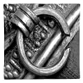 Industrial Photo Letter Canvas - C