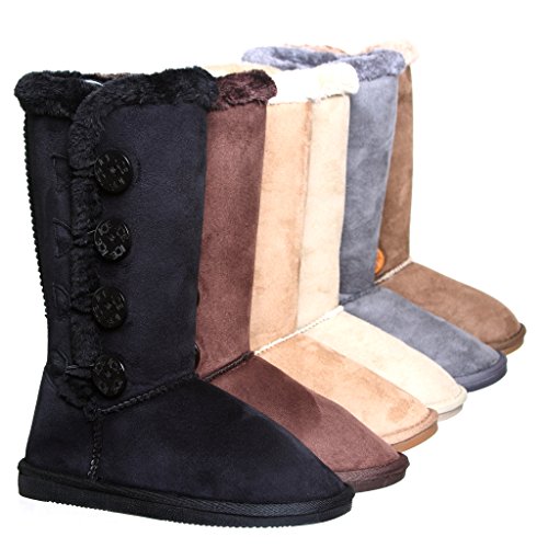 Fur Lined Mid-calf Snow Boots! NEW STYLE for 2014 Winter! BEST SELLER!!