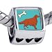 Irish Setter Dog Beads - Pandora Bead & Bracelet Compatible