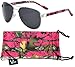 Hornz Pink Camouflage Polarized Sunglasses for Women Western Design