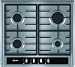 Neff T23s36n0gb 600mm Gas Hob In Stainless Steel With Front 