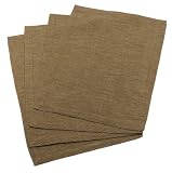 DII Two-Tone Set of 4 Placemats, Cocoa