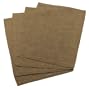 DII Two-Tone Set of 4 Placemats, Cocoa