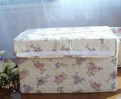 Shabby Chic Classic Rose Quilted stocking/organizer box