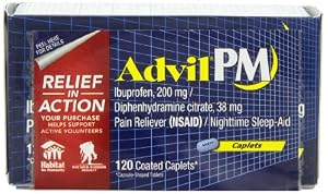 Advil PM,  Coated Caplets, 120-Count