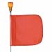Flagstaff FS12 Split Pole Safety Flag with Light, Male Quick Disconnect Base
