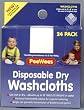 PeeWees Disposable Dry Washcloths - 24 pk.