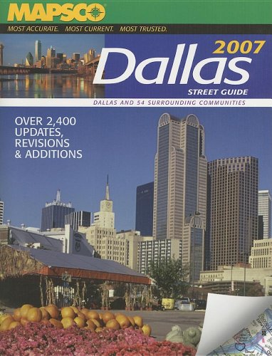 mapsco dallas street guide 2007 dallas and 54 surrounding communities