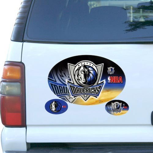 DALLAS MAVERICKS OFFICIAL LOGO CAR MAGNET SET