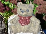 Eigenschaften Tiefes Kunsthandwerk GbR  / Tierfigur Steinfiugr Teddy Bär mit Schleife hellbraun