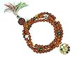 Chakra Pendant Navaratan Rudraksha Prayer Beads for Meditation, Prayer Mala, Holy Necklace