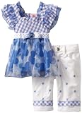 Nannette Baby-girls Infant 2 Piece Floral Pant Set