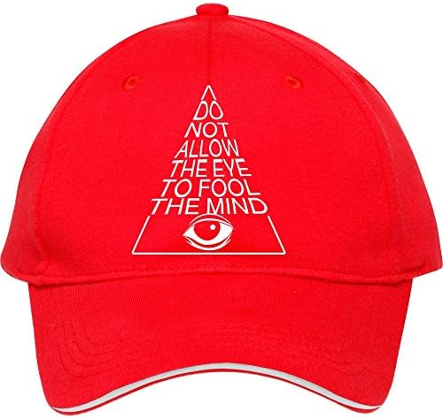 New Fashion Unisex Plain Baseball Caps Illuminati Eye Cotton Peaked Hat Casual Outdoor Travel Snapback