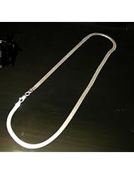 Sterling Silver .925 Heringbone Design Necklace 20"