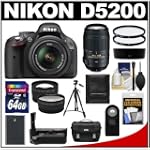 Nikon D5200 Digital SLR Camera &amp;...