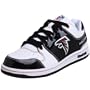 Reebok Men's NFL Falcons Field Pass Helmet Sneaker,White/Black/Red,11 M US