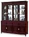 72 Rosewood Flower and Bird Motif China Cabinet