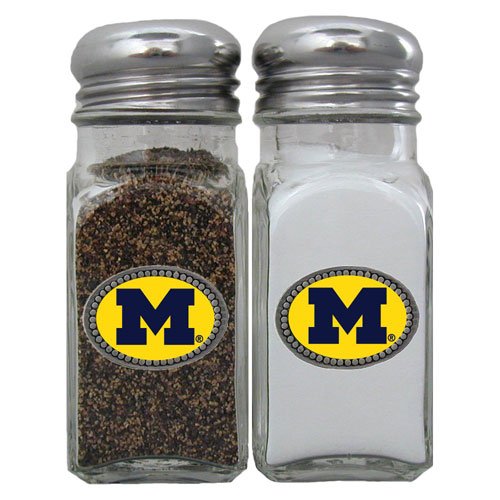 Michigan Wolverines Logo Shaker Set - NCAA College Athletics - Fan Shop Sports Team Merchandise