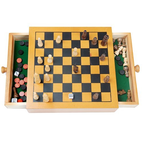 Imagen principal de 3 en 1 Damas, Ajedrez y Backgammon