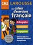Mon cahier d'exercices Fran�ais CM2