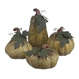 Seasons of Cannon Falls Thanksgiving Pumpkins Set of 4 Tablescape Decor
