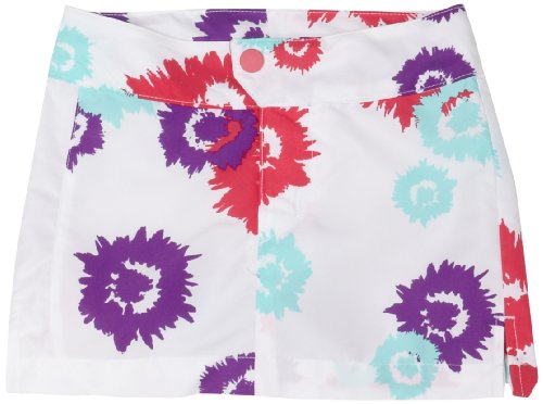 Columbia Girls 2-6X Sunny Shores Water Skirt, White Print, 4
