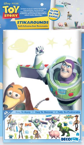 Decofun, Disney Toy Story Stikarounds, Self Adhesive Wall Stickers