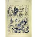 1882 の家の公有地のスケッチの党首討論のロビーの印刷物