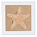 3dRose qs_47737_1 Peach Painted Starfish Beach Themed Art Sea Creatures Quilt Square, 10 by 10-Inch