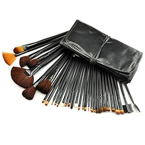 32PCS Pennello trucco professionale strumenti superiore pennello cosmetico Set nero