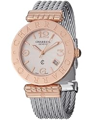 Charriol Alexandre C Ladies Silver Face Rose Gold Plated Watch ACL.51.802