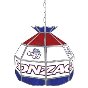 Trademark Gonzaga University Stained Glass 16-inch Tiffany Lamp