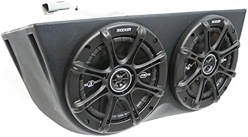 Kicker System DSC65 Marine Audio Boat Tower Quad 4 Way 6 1/2" Speaker Pod Black